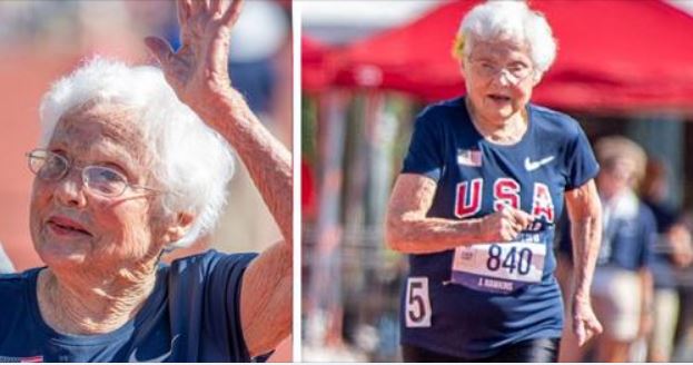 Elle a 103 ans et décroche l’or au 100 mètres : elle est la femme la plus âgée à avoir participé à une course d’athlétisme dans son pays