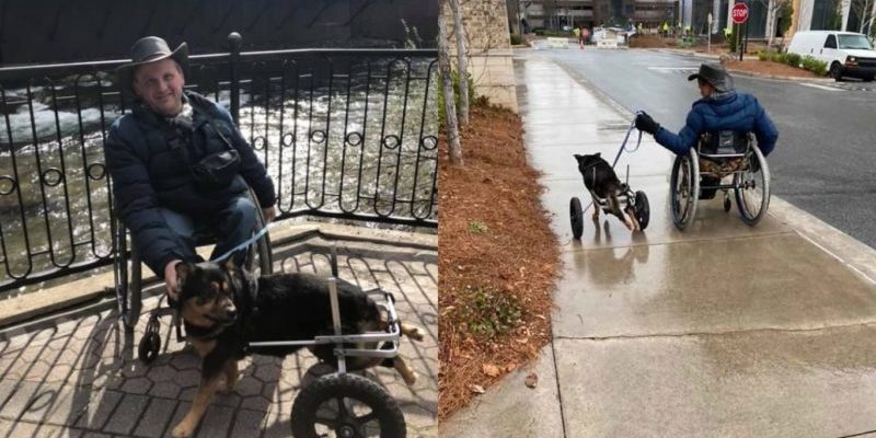 Un chien ayant des besoins spéciaux est finalement adopté par l’homme parfait après avoir été renvoyé quatre fois dans un refuge